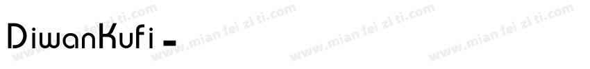 DiwanKufi字体转换