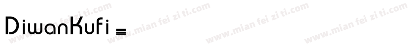 DiwanKufi字体转换