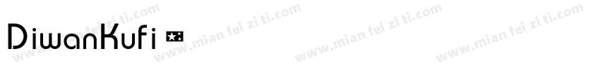 DiwanKufi字体转换