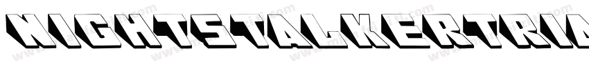 NightstalkerTrial-o6字体转换