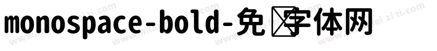 monospace-bold字体转换
