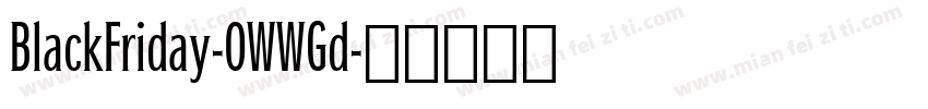 BlackFriday-0WWGd字体转换