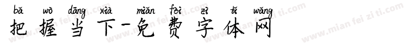 把握当下字体转换
