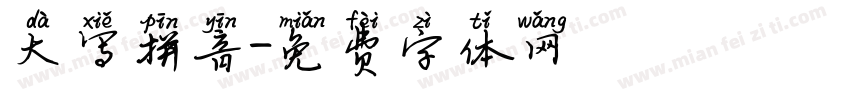 大写拼音字体转换