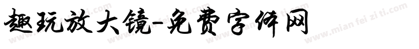 趣玩放大镜字体转换