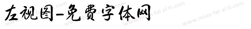 左视图字体转换