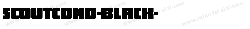 scoutcond-black字体转换