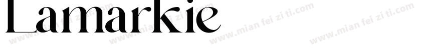 Lamarkie字体字体转换