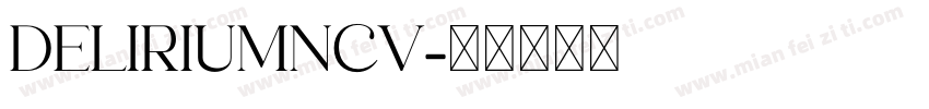 DELIRIUMNCV字体转换