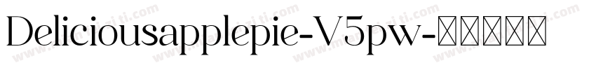 Deliciousapplepie-V5pw字体转换