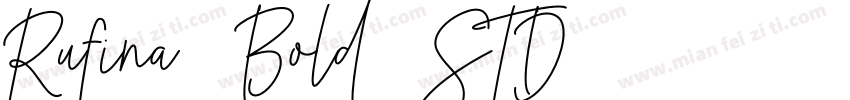 Rufina-Bold-STD字体转换