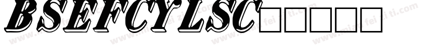 BankSansEFCY-LigSemC字体转换