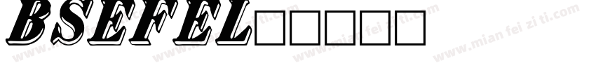 BankSansEFEL字体转换