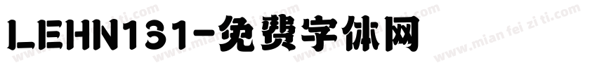 LEHN131字体转换