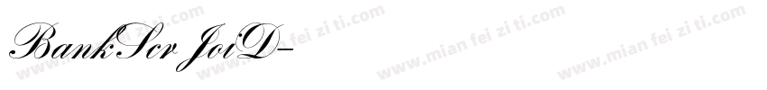 BankScrJoiD字体转换