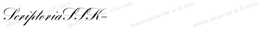 ScriptoriaSSK字体转换