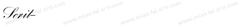Scrit字体转换