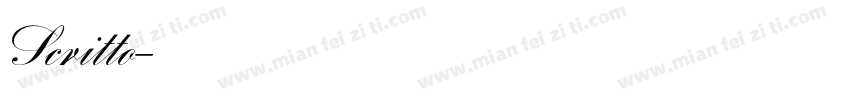 Scritto字体转换