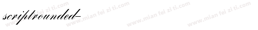 scriptrounded字体转换