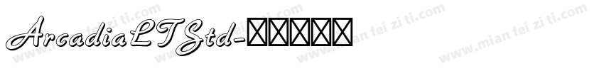 ArcadiaLTStd字体转换