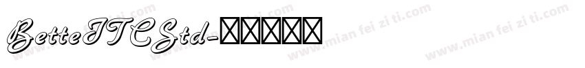 BetteITCStd字体转换