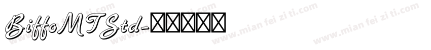 BiffoMTStd字体转换