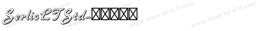 SerlioLTStd字体转换
