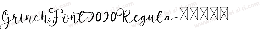 GrinchFont2020Regula字体转换