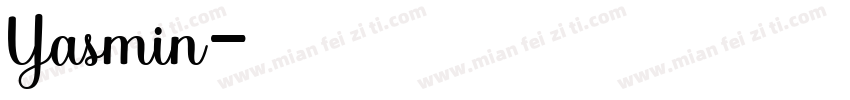 Yasmin字体转换