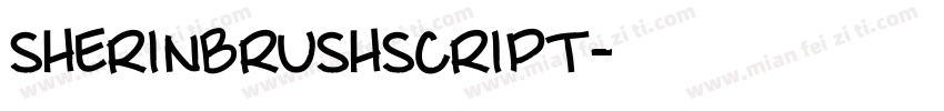sherinbrushscript字体转换