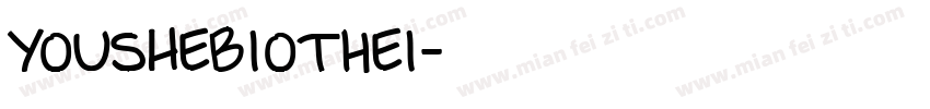 YouSheBioTHei字体转换