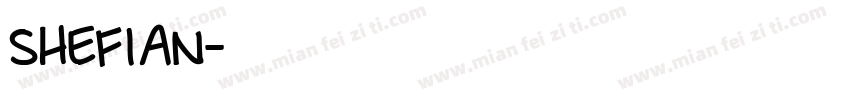 shefian字体转换
