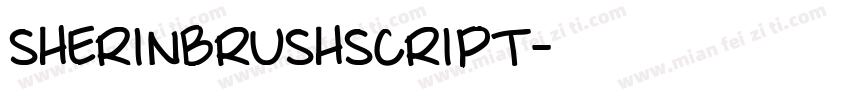 sherinbrushscript字体转换