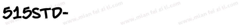515std字体转换