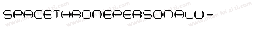 SpaceThronePersonalU字体转换