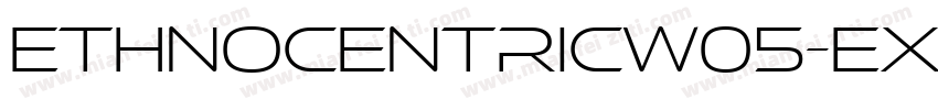EthnocentricW05-Extr字体转换