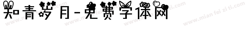 知青岁月字体转换