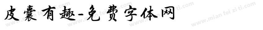皮囊有趣字体转换