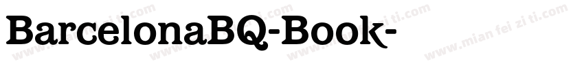 BarcelonaBQ-Book字体转换