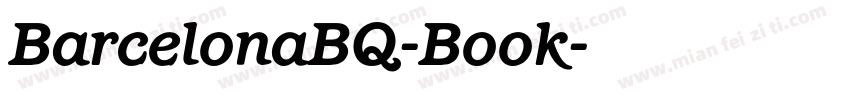 BarcelonaBQ-Book字体转换