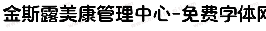 金斯露美康管理中心字体转换