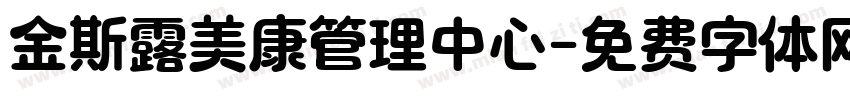 金斯露美康管理中心字体转换