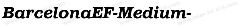 BarcelonaEF-Medium字体转换
