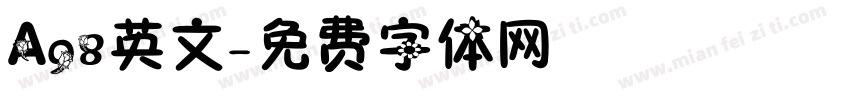 A98英文字体转换