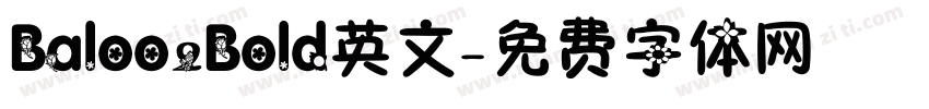 Baloo2Bold英文字体转换