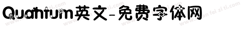 Quantum英文字体转换