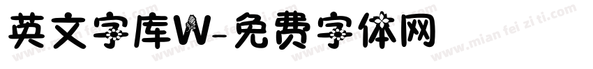英文字库W字体转换