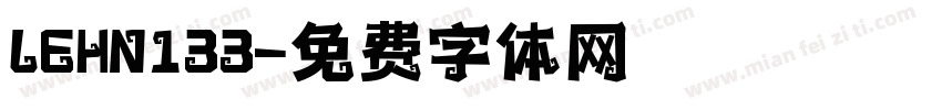 LEHN133字体转换
