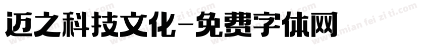 迈之科技文化字体转换