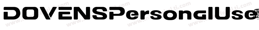 DOVENSPersonalUse-Li字体转换